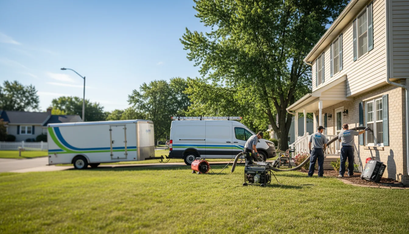 Flooded Basement Restoration And Cleanup With Repair in Wilsonville, IL near me